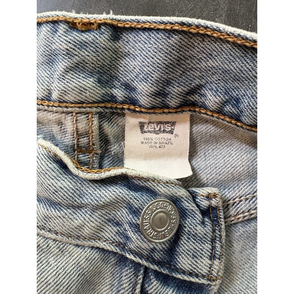 Vintage Levi's 501 Jeans size W30 L32 Made in Brazil 501-0193 Distressed Button - Picture 4 of 14